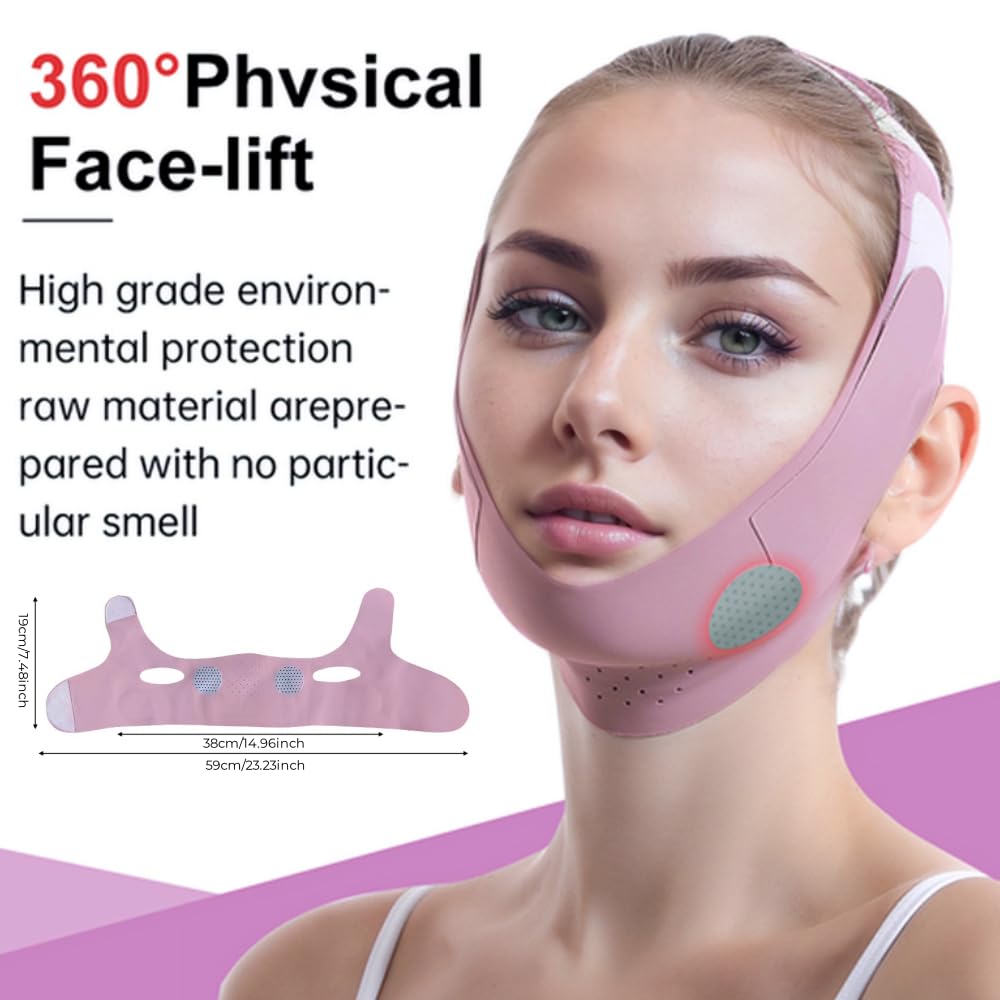 ROWMATE Graphene V-Line Mask breathable ice silk fabric feels light and hypoallergenic.