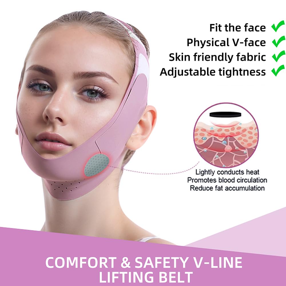 ROWMATE Graphene V-Line Mask graphene inner layer supports gentle tightening feel.