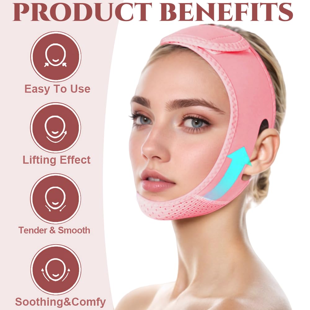 Rowmate V Line Lifting Mask adjustable strap for even pressure.
