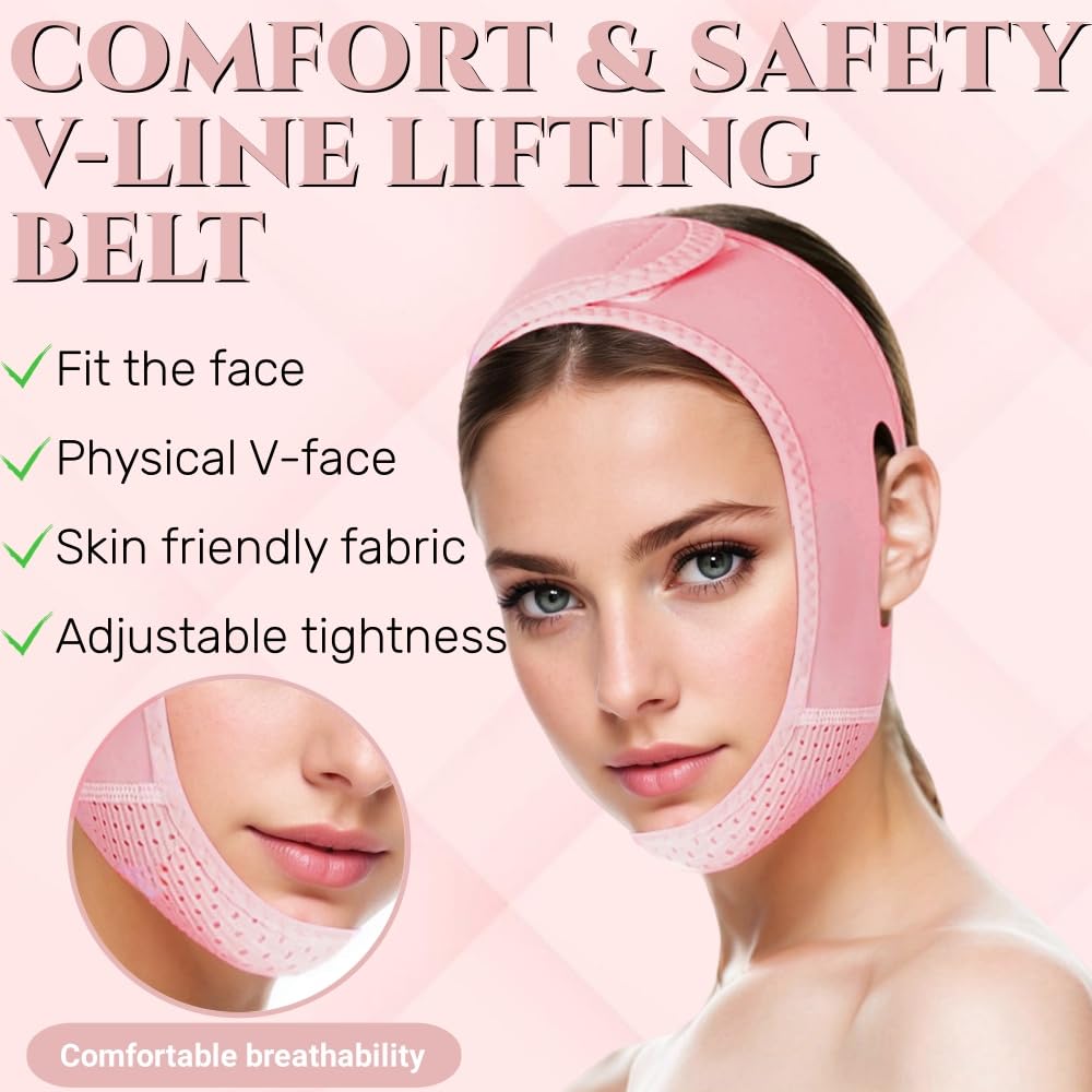 Rowmate V Line Lifting Mask close-up of breathable fabric.