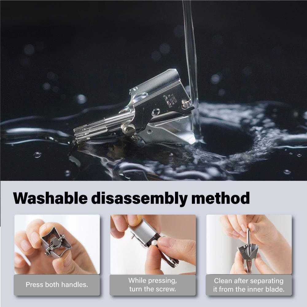 ROYAL Birdie Nose Trimmer blades offer quick-cut precision for neat grooming sessions.