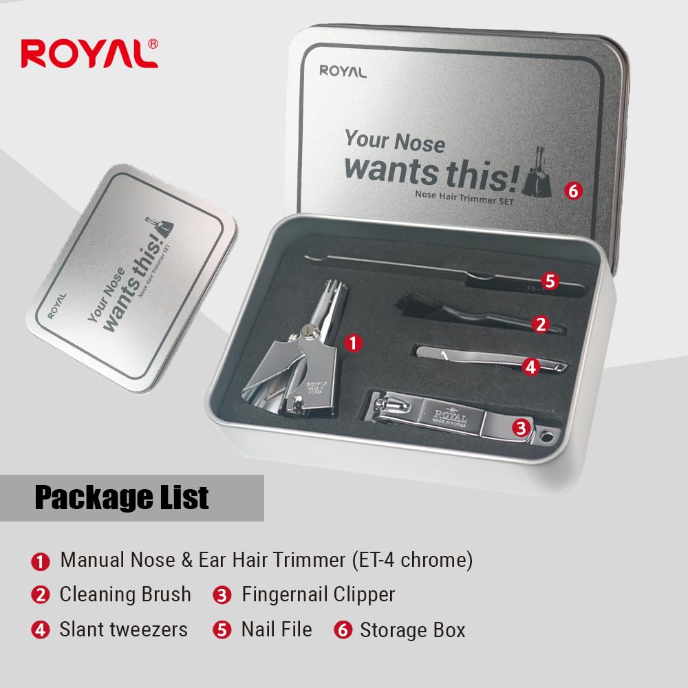 ROYAL patented-mechanism RET-4 highlights smooth trimming with minimal friction.
