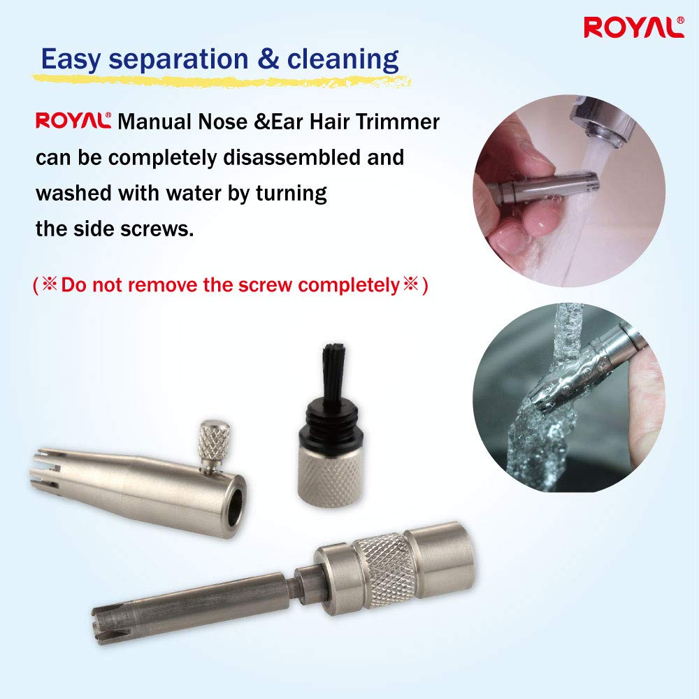 ROYAL hygienic design with protective shield for skin-safe trimming