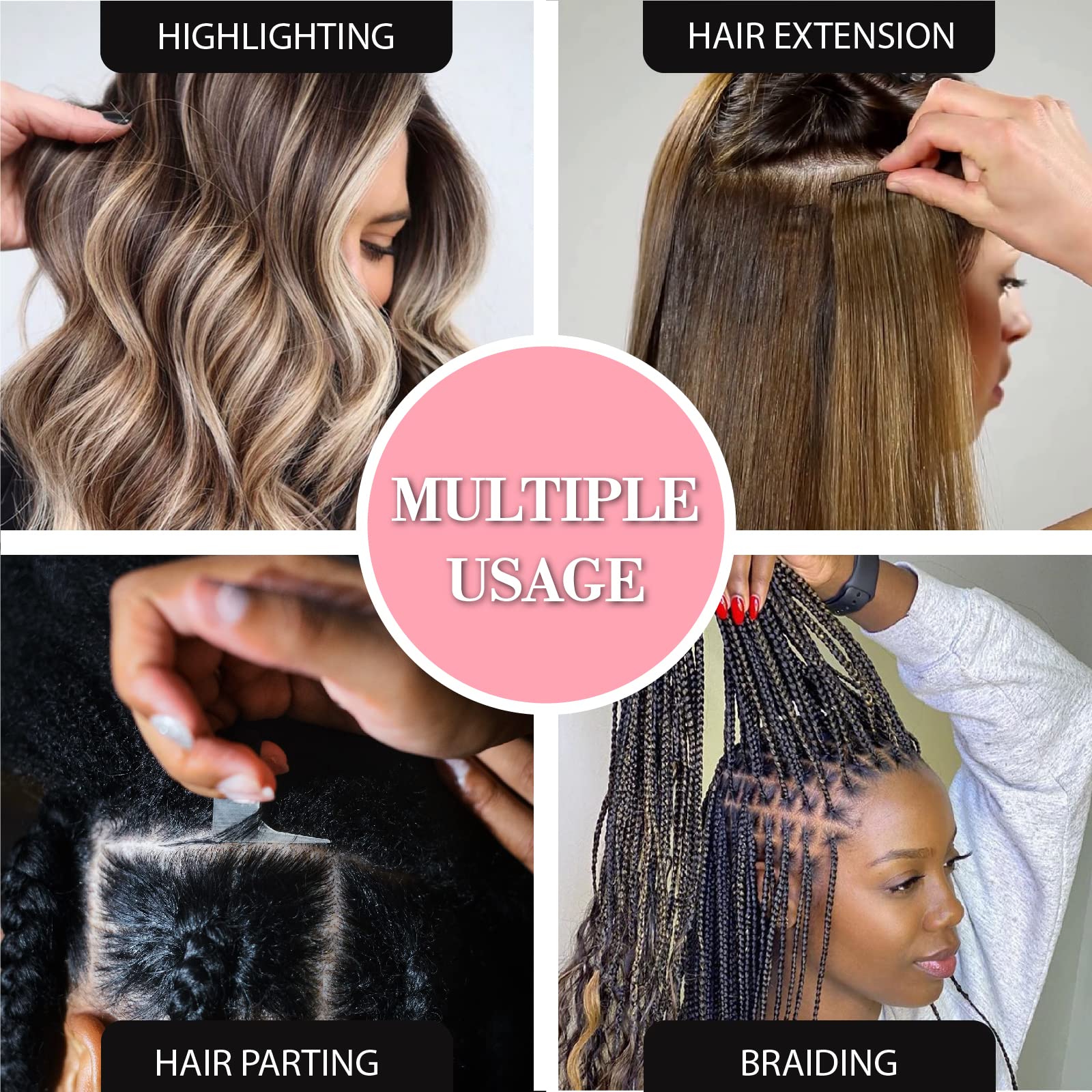 Royalty Headwear Stitch braiding tool creates clean, even parts.