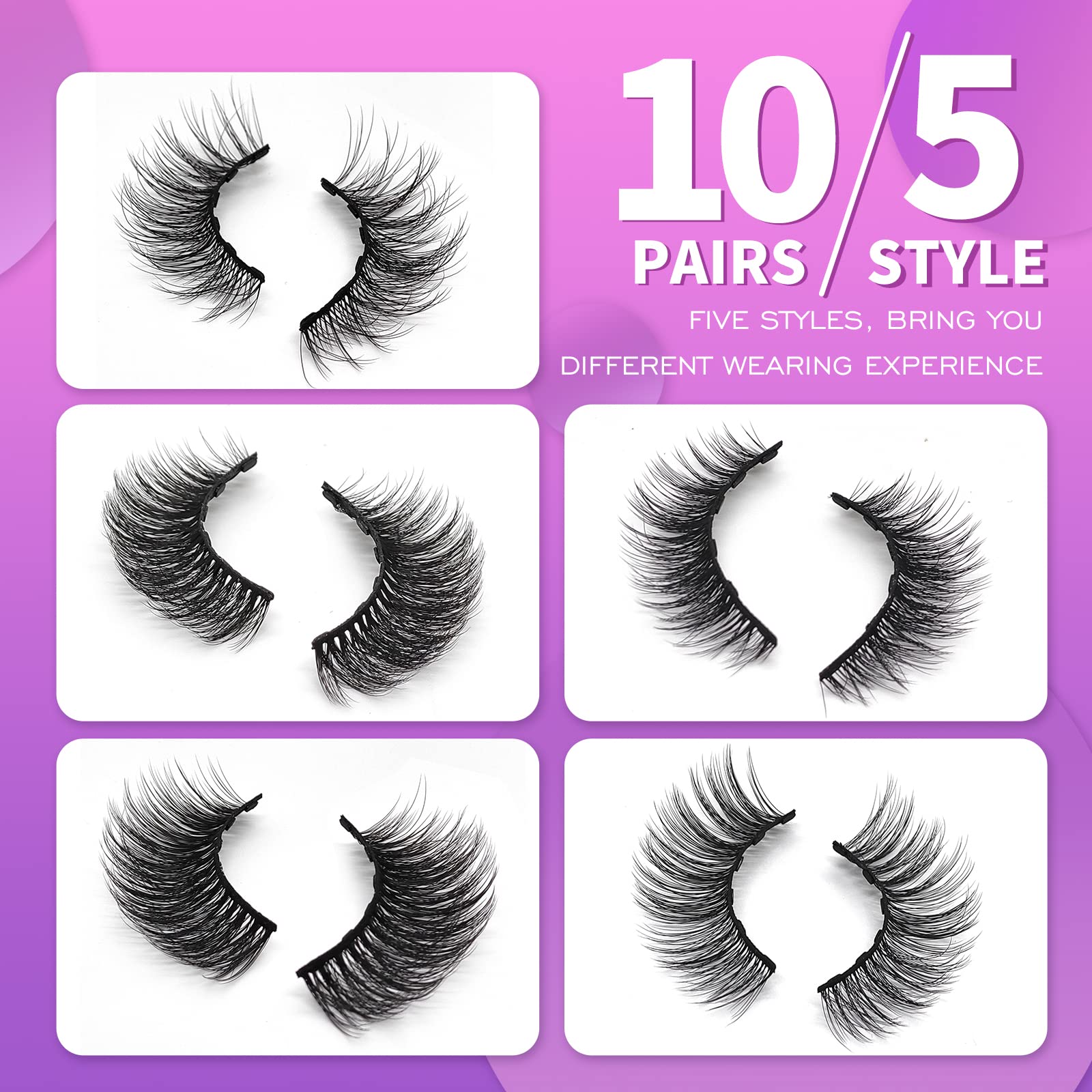 Royaomis natural-look lashes deliver a subtle, eye-brightening enhancement.