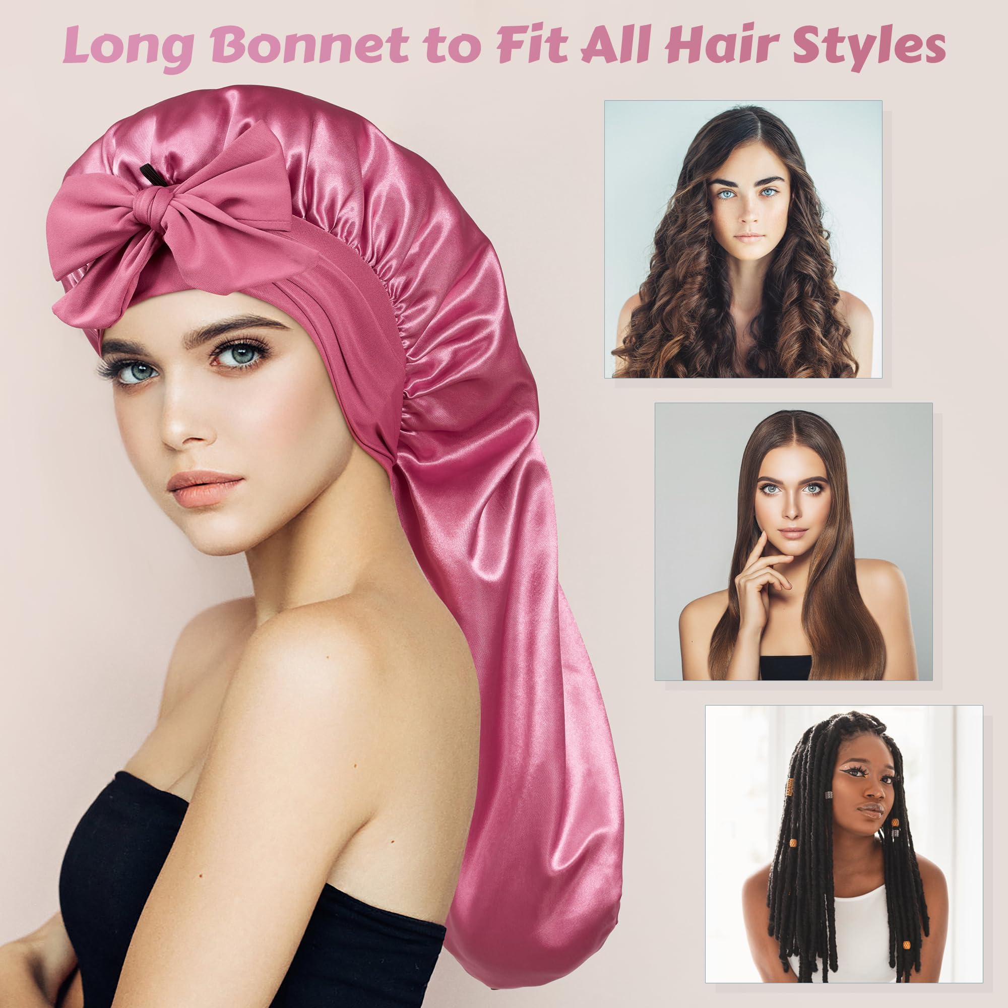 ROYBENS cabello largo con trenzas: sostiene trenzas y evita enredos