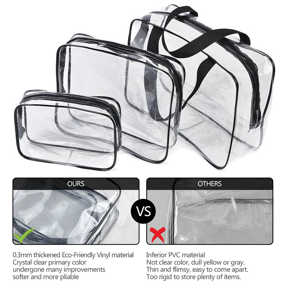 ROYBENS clear organization at a glance reduces packing mess on trips.