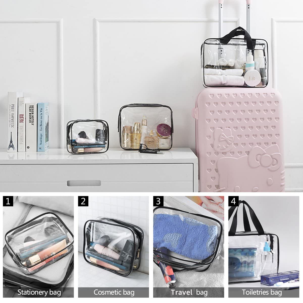 ROYBENS sturdy zippers and double stitching enhance durability for frequent travelers.