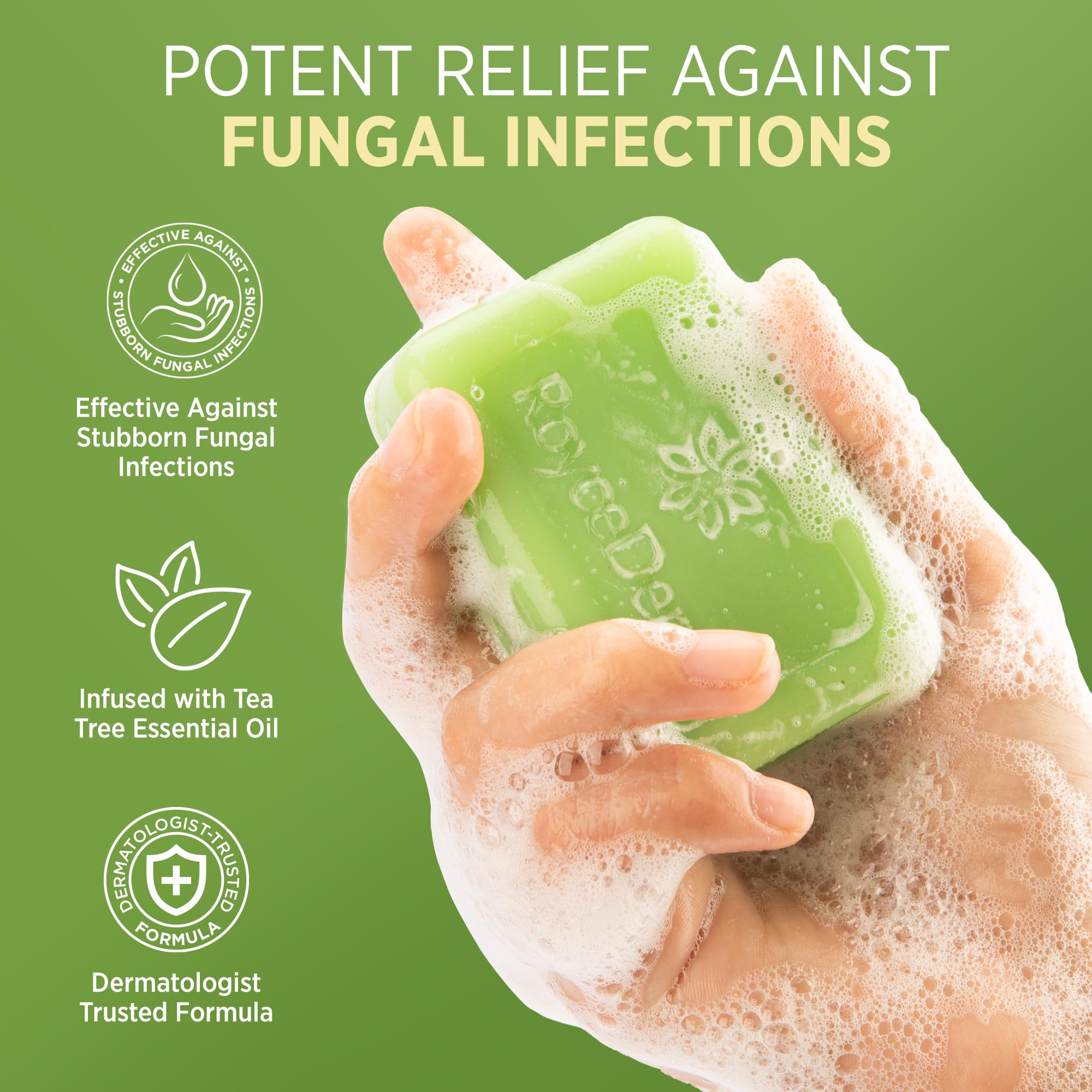 RoyceDerm Antifungal Bar Soap gym-bag-ready for on-the-go fungal care.
