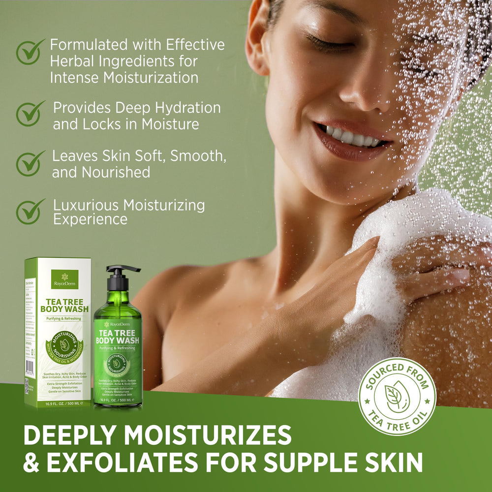 Roycederm Antifungal Foam Bath offers gentle cleansing for daily routines.
