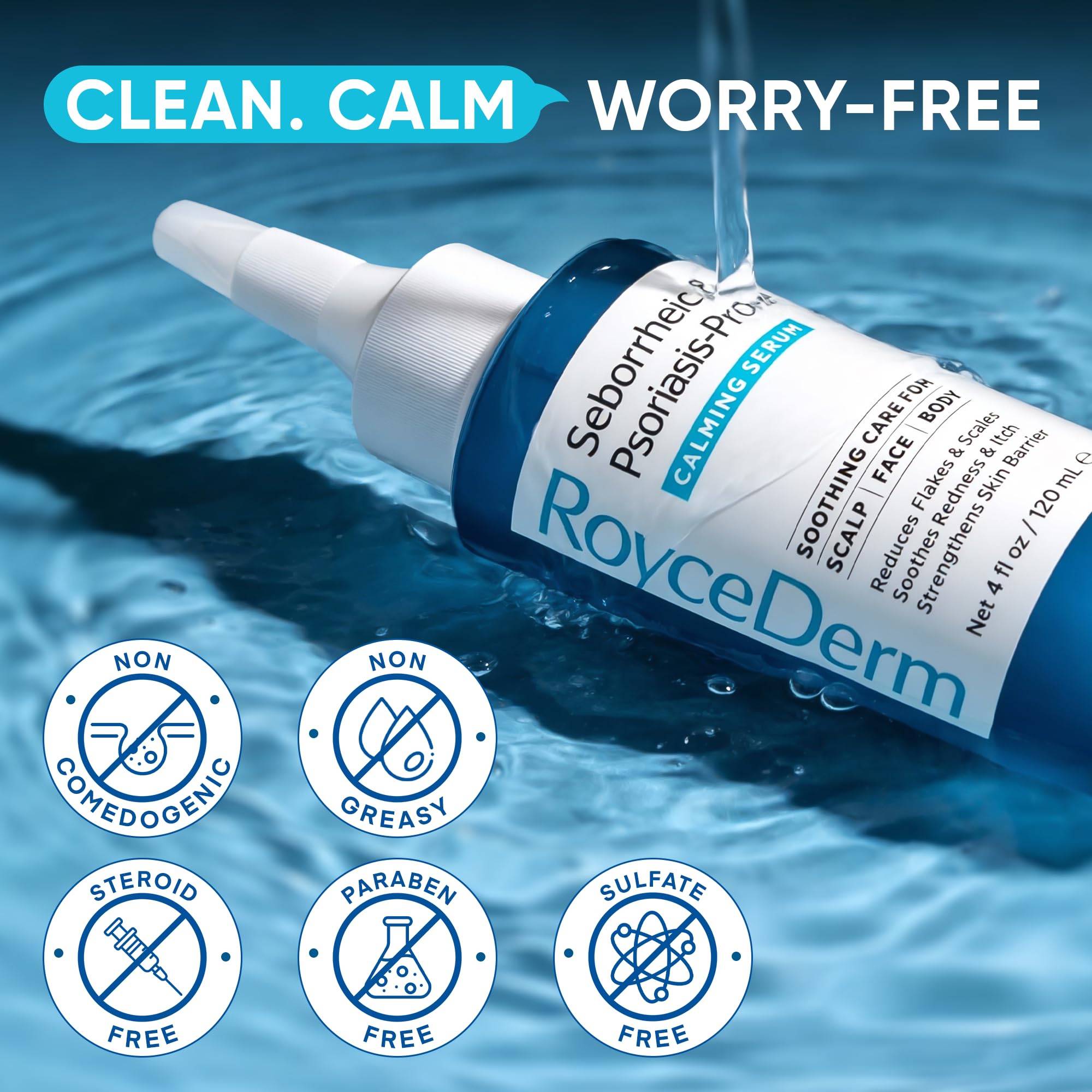 Roycederm ceramide-closeup showcasing barrier-supporting formula.