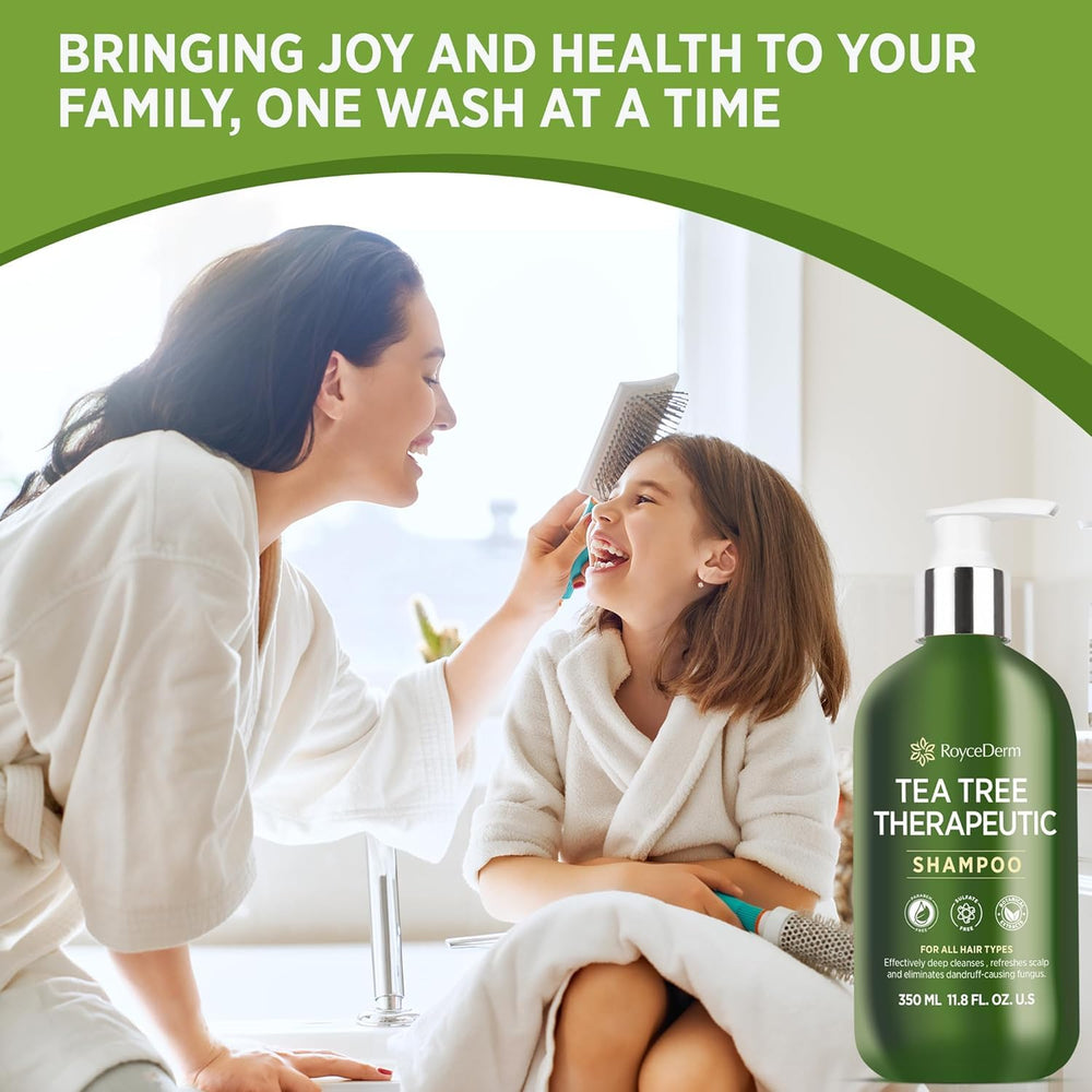 Roycederm Champú Árbol de Té, caspa: solución para el cuero cabelludo con caspa y picor.