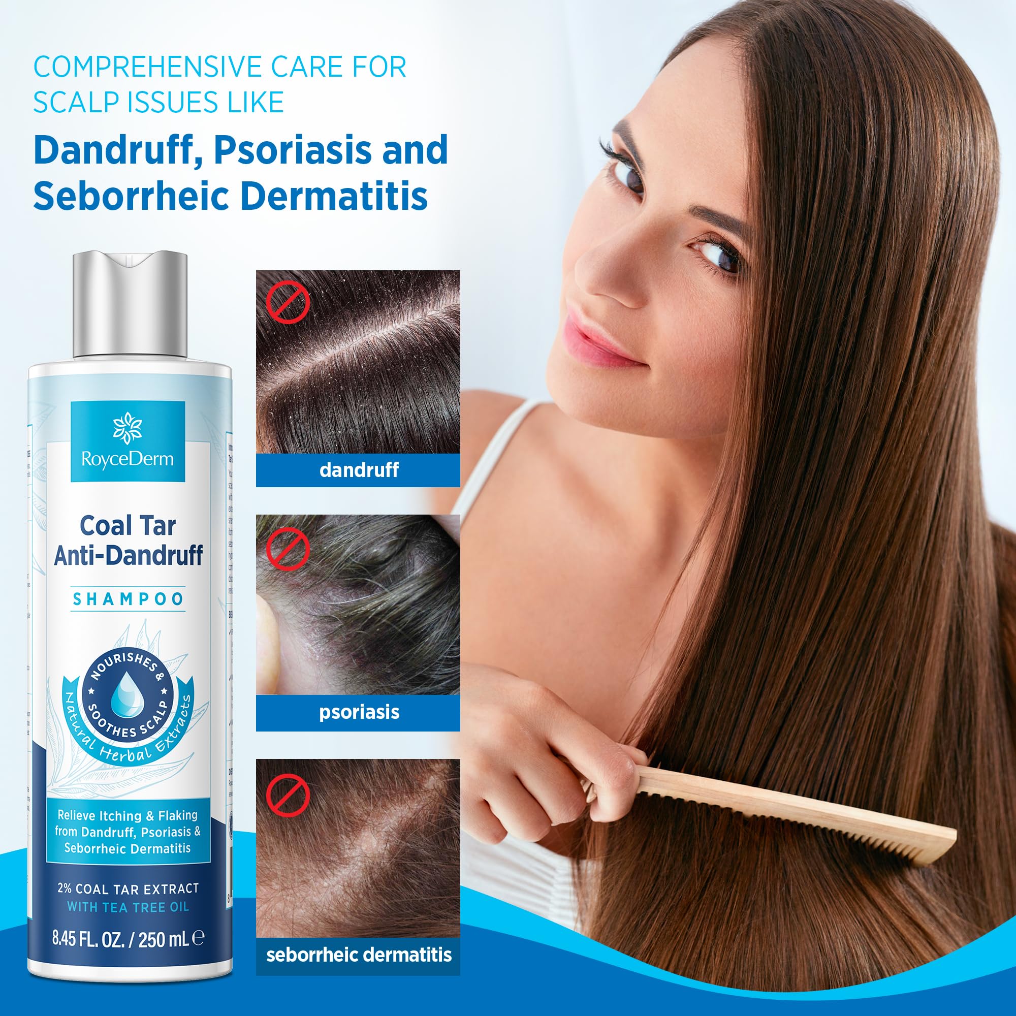 Textura hidratante que deja el cabello suave y brillante tras el lavado.