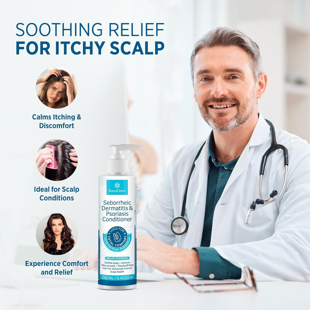 Roycederm acondicionador, masaje cabello: sensación calmante durante la aplicación.