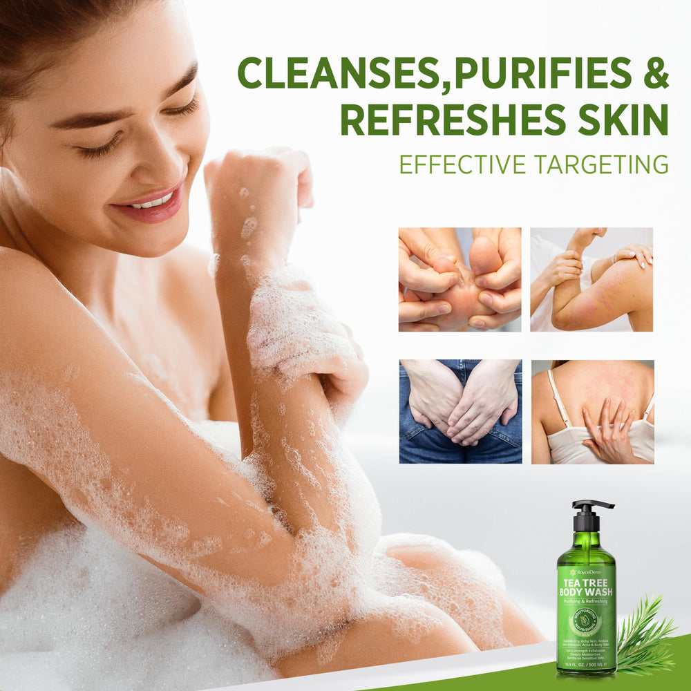 Roycederm Daily Shower Routine integrates smoothly into your morning cleanse.