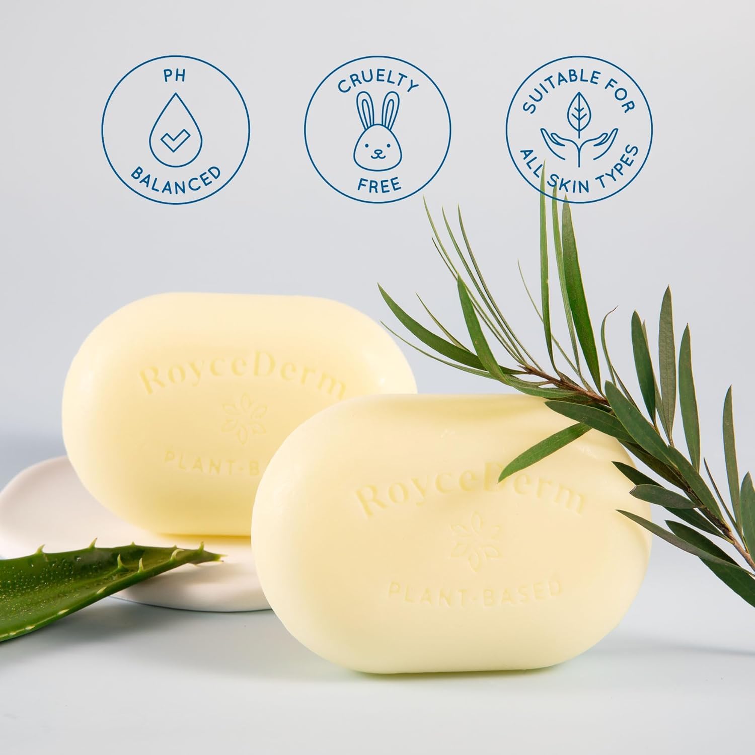 Roycederm Jabon envase compacto ideal para viaje