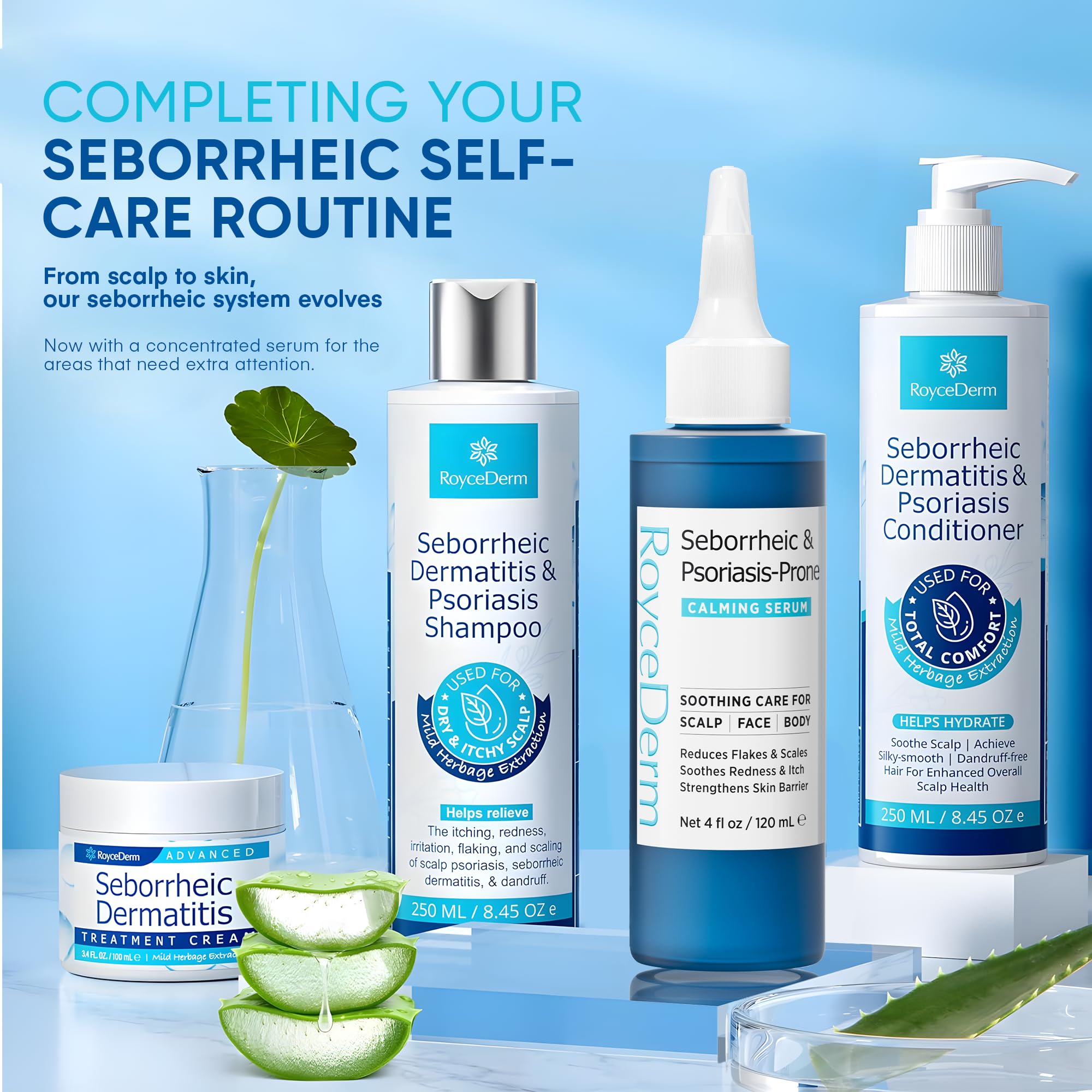 Roycederm packaging highlights brand-ready, precise skincare.