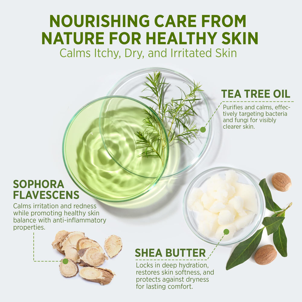 Roycederm wormwood ingredient visual underscores natural antifungal blend for daily use.