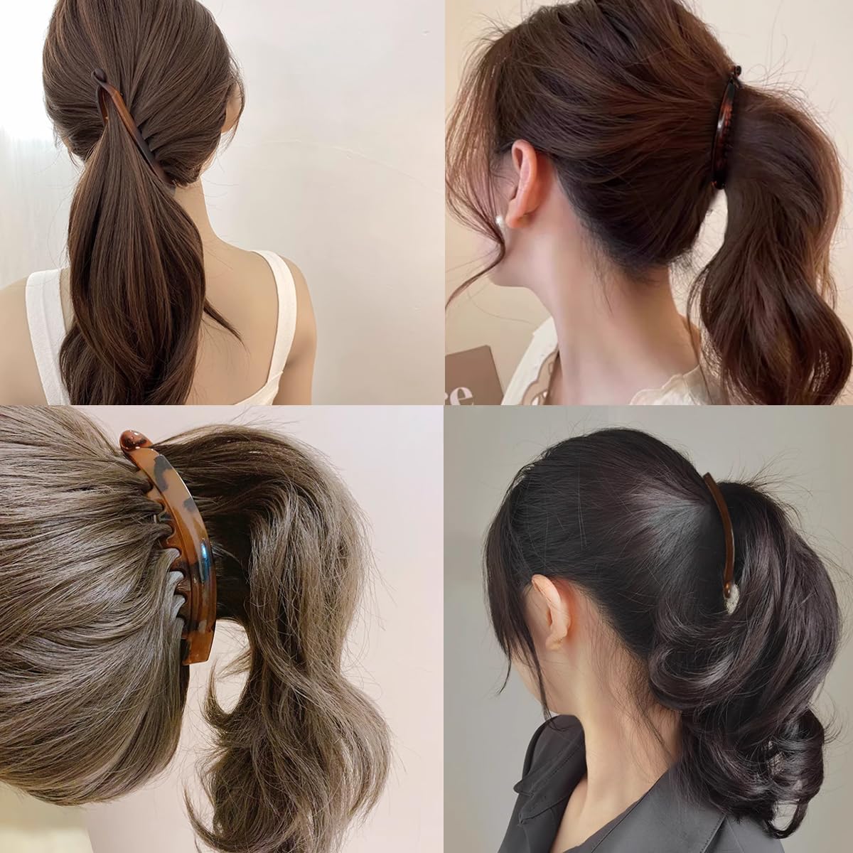 Pinzas ROYHOO para cabello ligero y cómodo durante el día