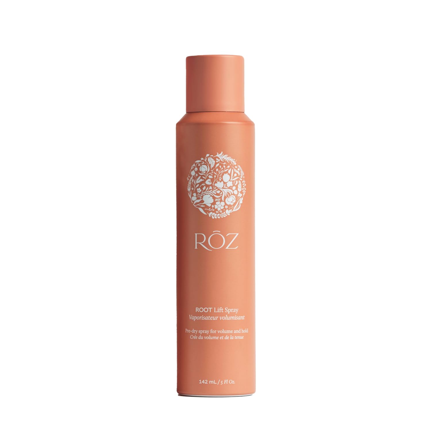 RŌZ Root Lift Spray bottle shows instant root lift with a light, non-sticky feel.