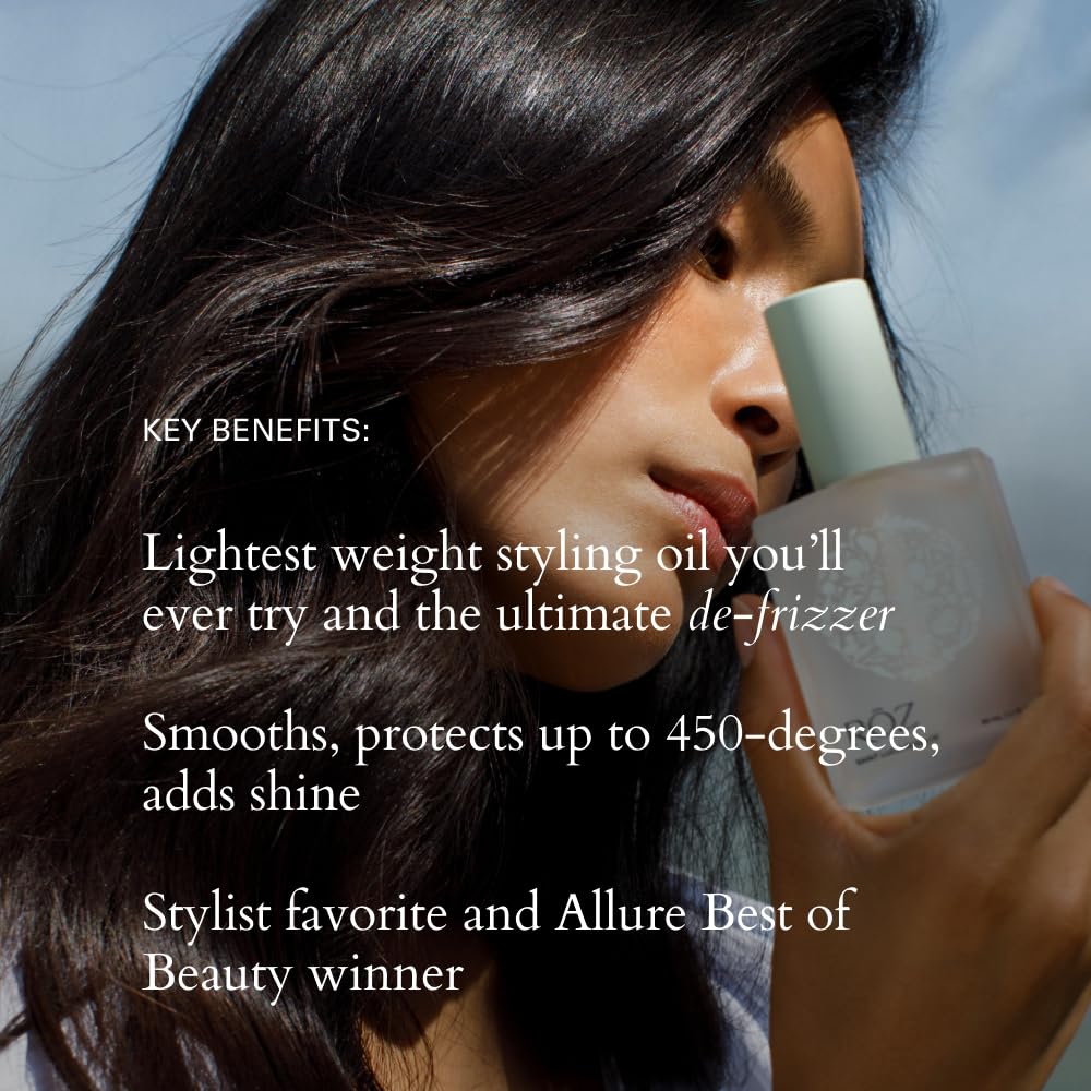 ROZ Santa Lucia Styling Oil adds natural shine to hair