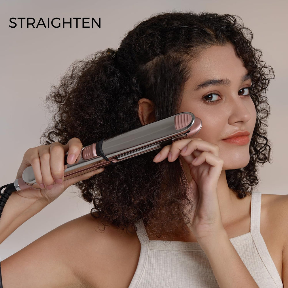 Rozamor 6-heat setting controls customize styling for different hair types