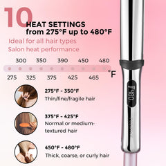 Rozamor floating plates ensure even contact across hair sections for consistency.