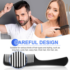 Rsiynax carbon fiber fine-tooth comb highlighting lightweight durability for precision sectioning