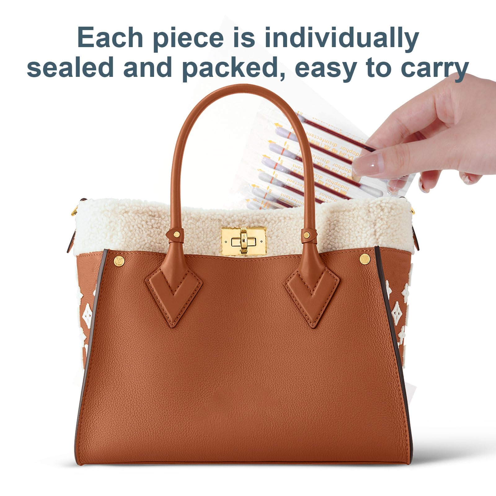 RSQAZQ travel-friendly iodophor swabs for on-the-go care.