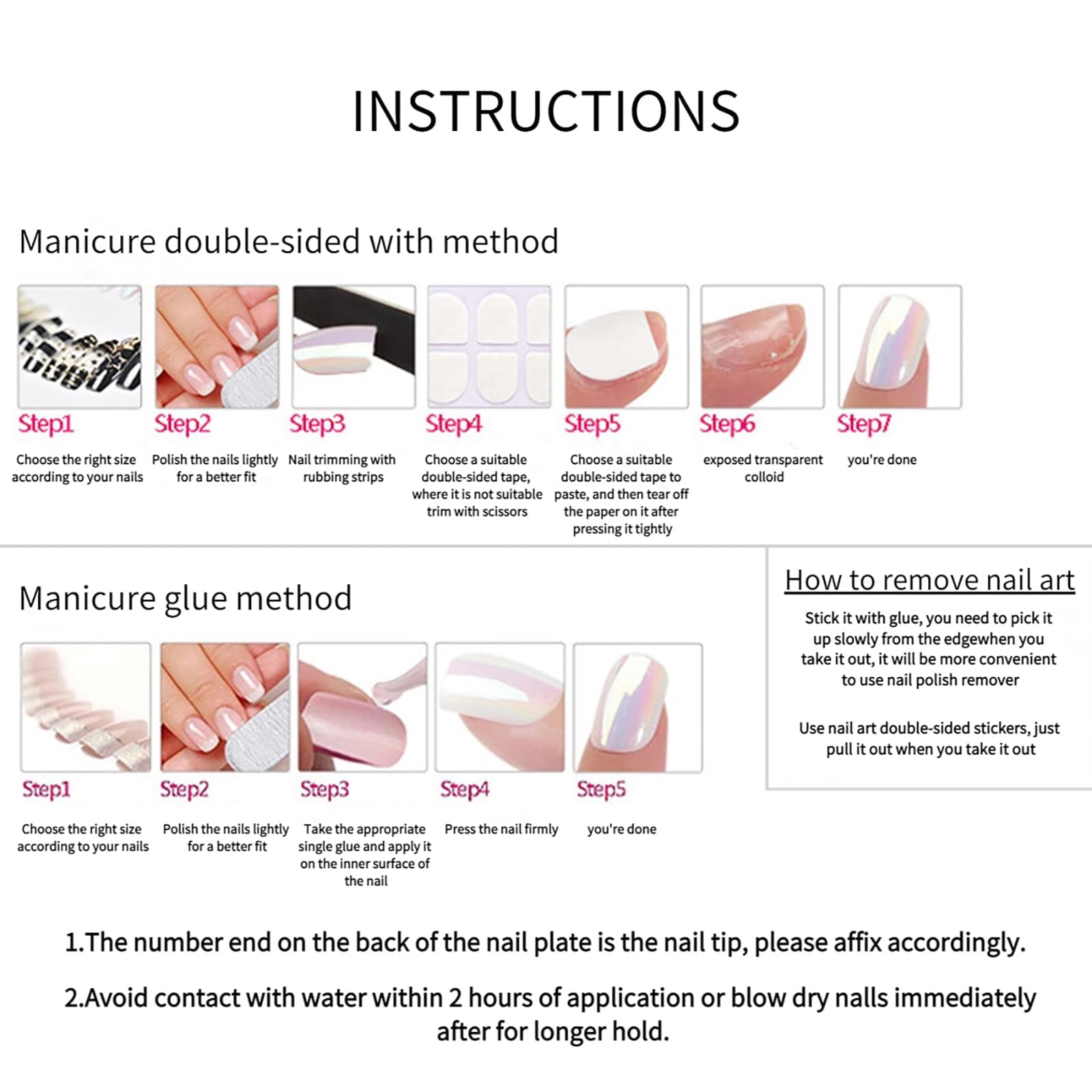 RTKHFZE easy-application press-on nails for fast glam