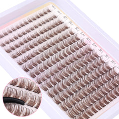 Ruairie 3D full lash clusters for depth and texture