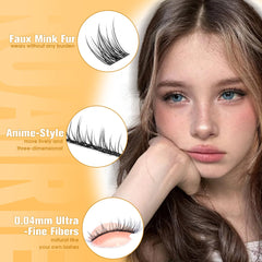 Ruairie anime-style clusters design enhances eye definition