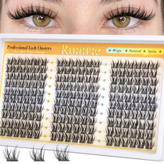 Ruairie manga lash clusters design enhances eye definition with separated spikes.