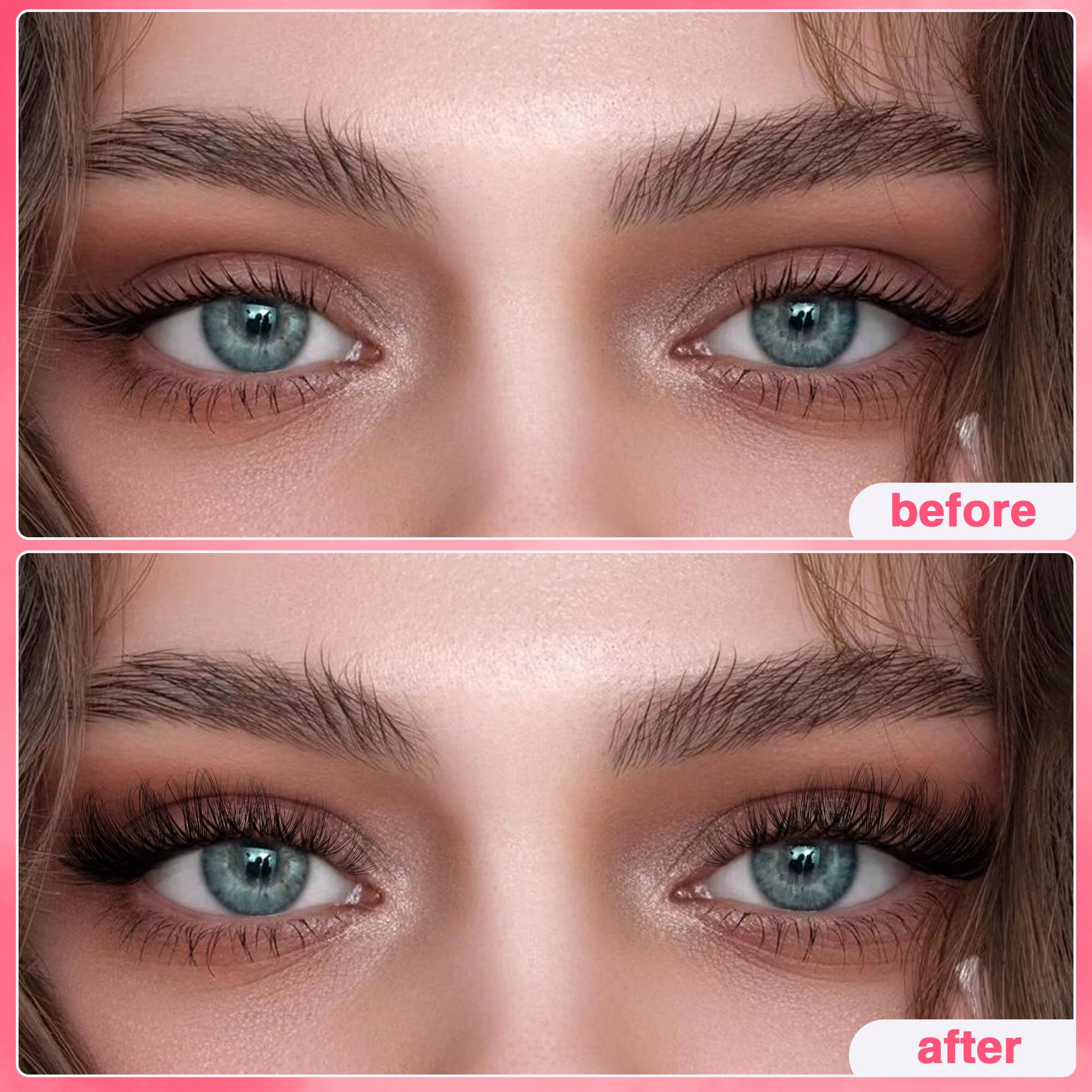 Ruairie natural-looking lashes in 8-16 mm for versatile everyday style.