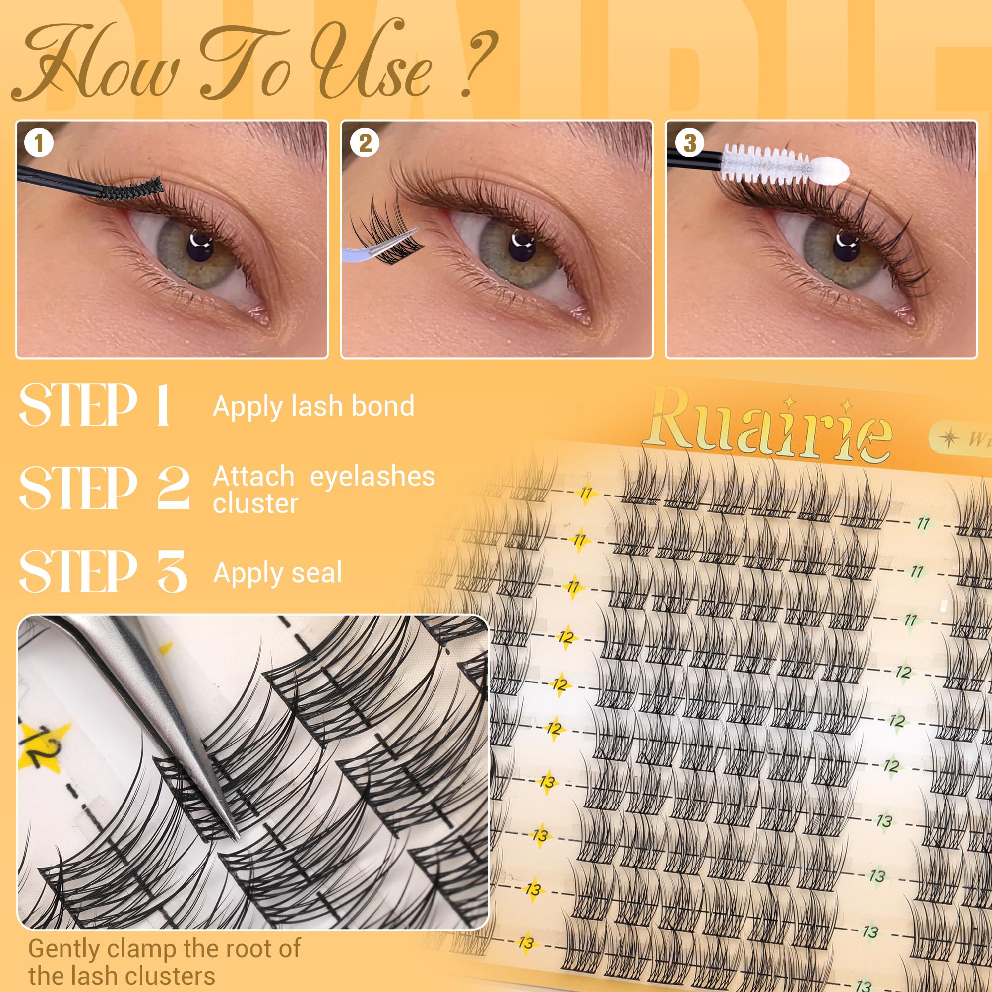 Ruairie 180-piece packaging for easy DIY looks