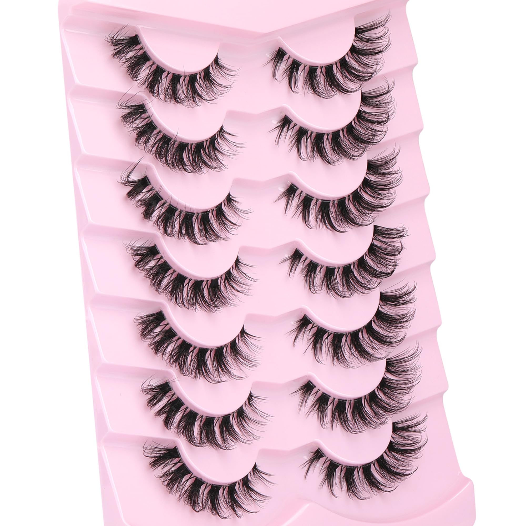 Ruairie seven-pairs pack offers wardrobe-friendly lash options.