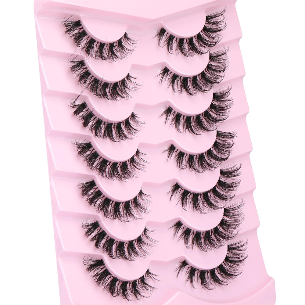 Ruairie seven-pairs pack offers wardrobe-friendly lash options.
