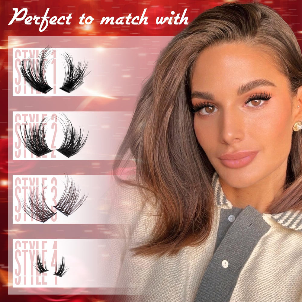 Ruairie waterproof formula delivers long-lasting hold on lashes during daily activities.