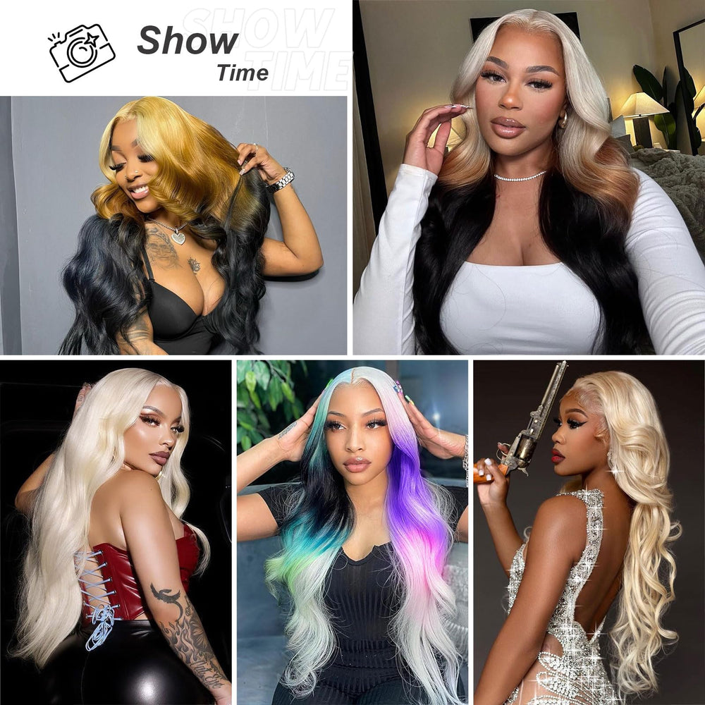 Ruaswey wig features bleached knots and natural hairline for realistic scalp appearance