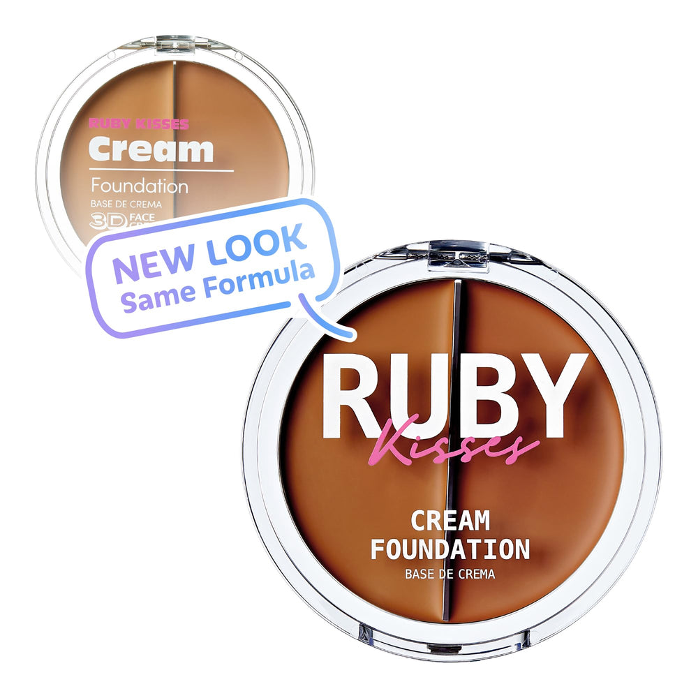 Ruby Kisses 3D Face Creator cobertura total en crema cremosa para difuminar fácilmente