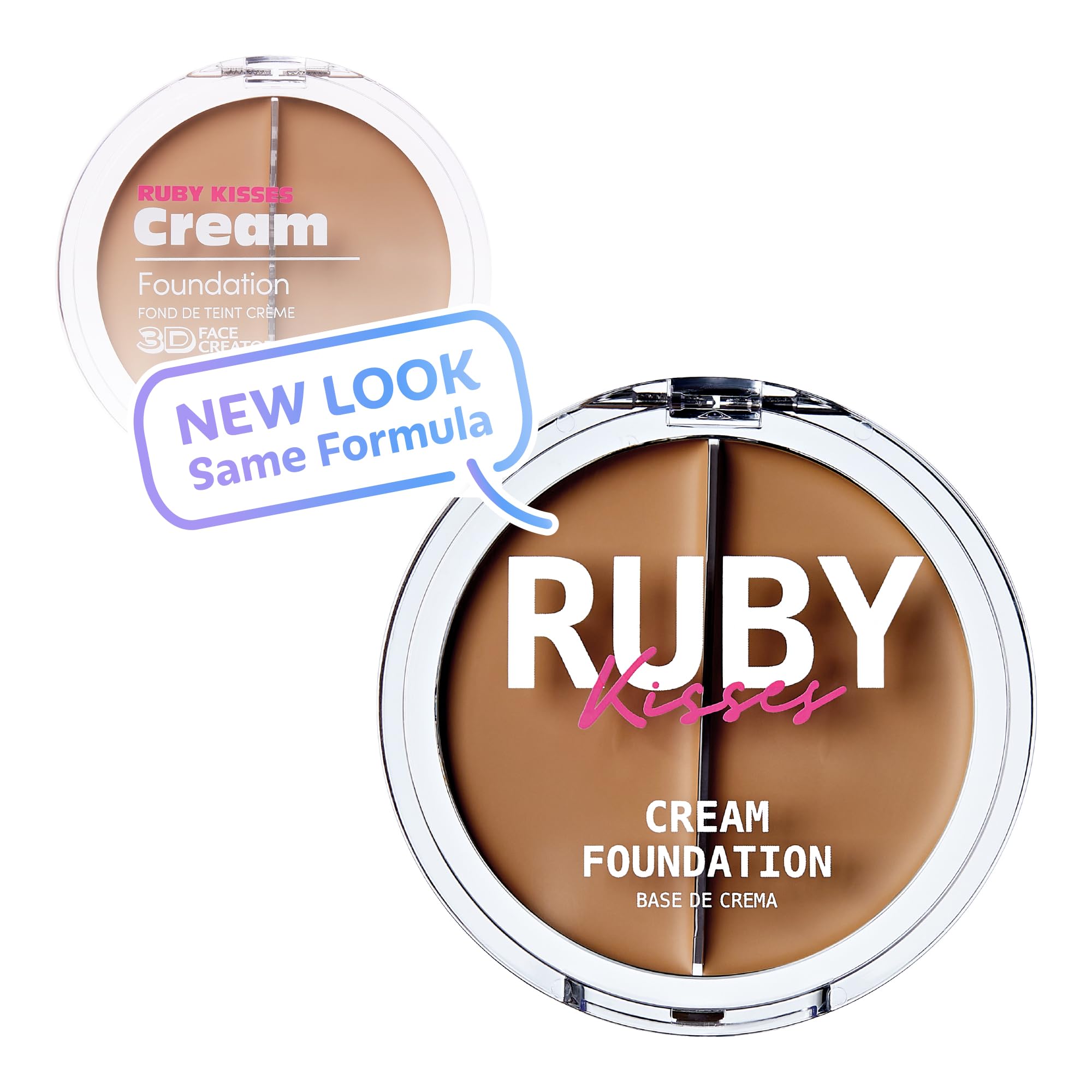 Ruby Kisses 3D Face Creator corrector: cubre manchas para tono uniforme