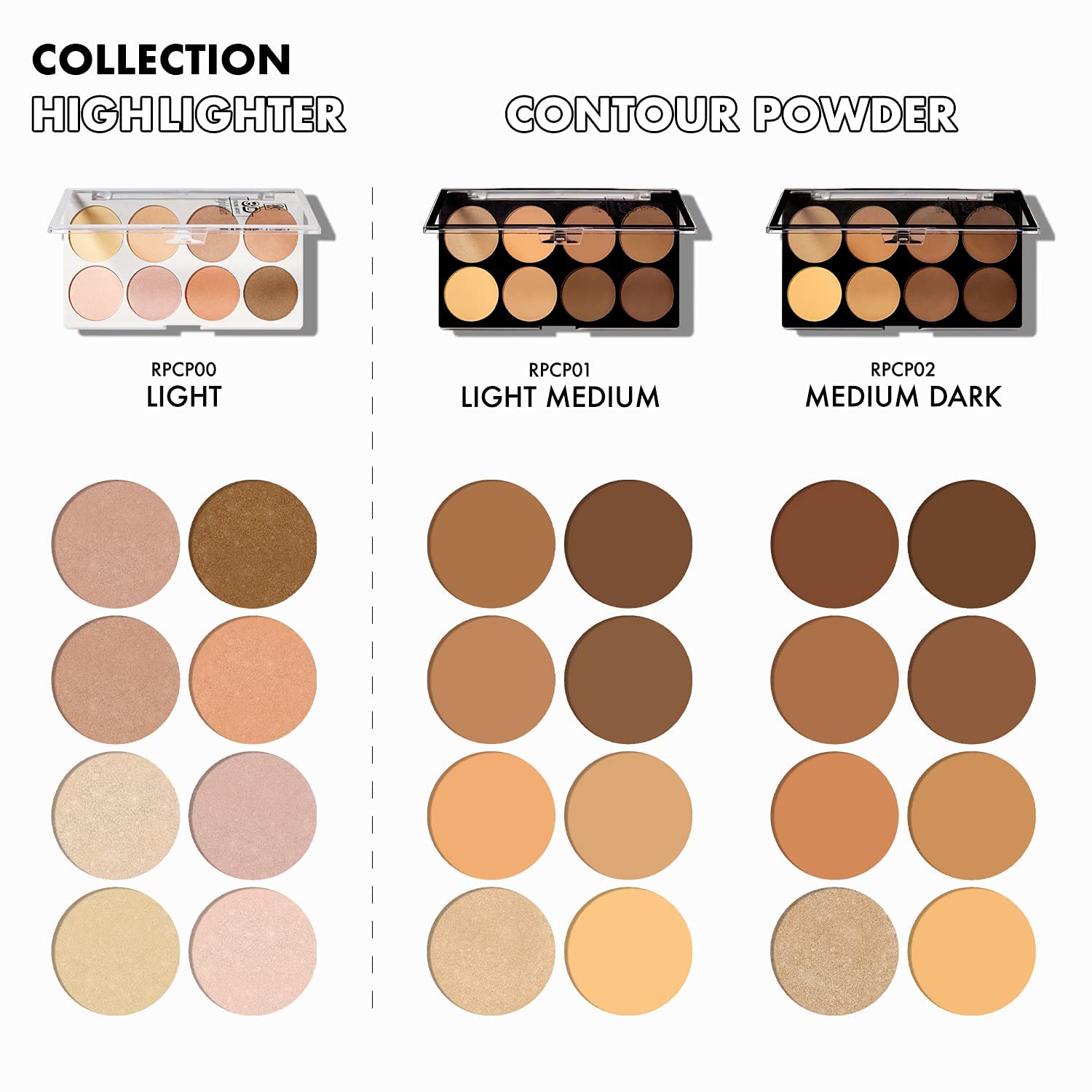 Ruby Kisses 3D contour palette easy-to-blend formula for beginners