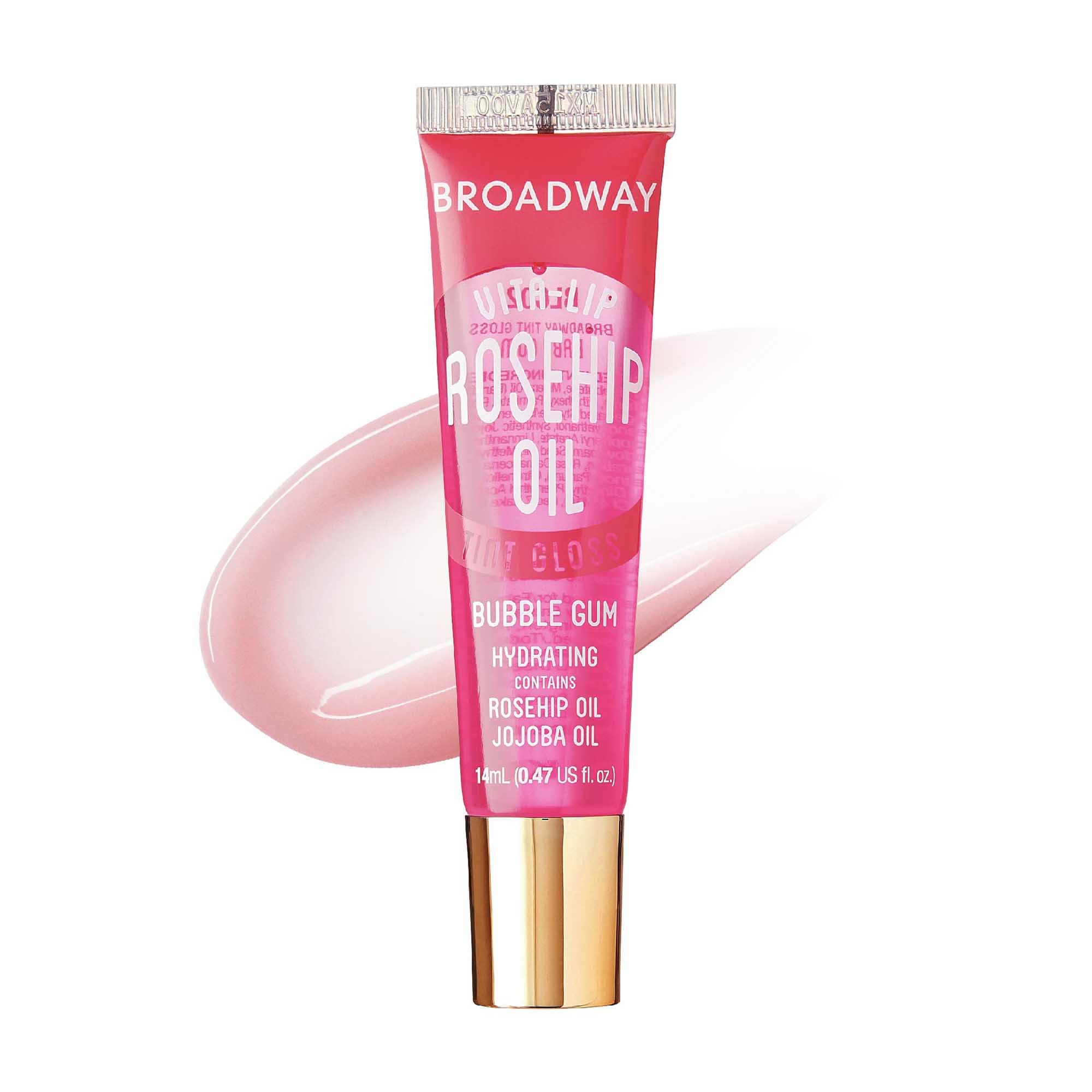 Ruby Kisses Broadway Vita-Lip, fórmula con aceite de rosa mosqueta y jojoba.
