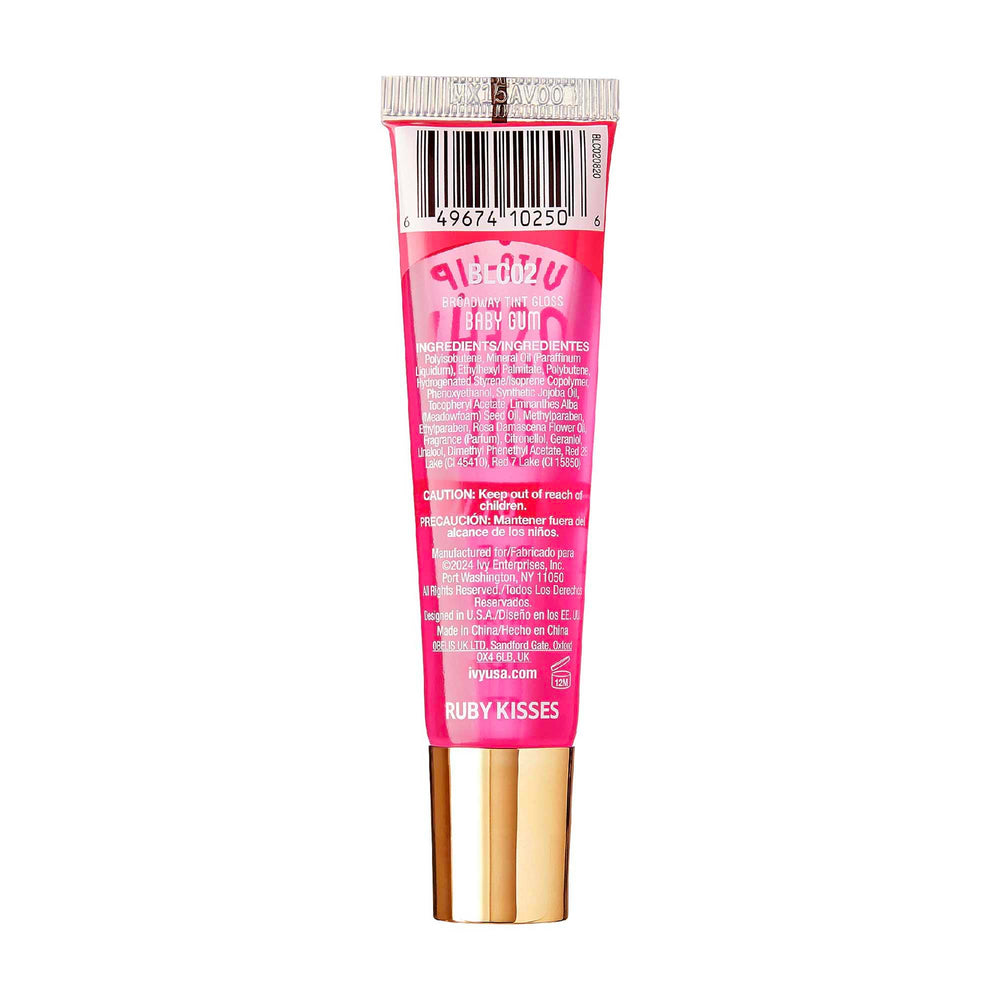 Ruby Kisses Broadway Vita-Lip, brillo duradero para fiestas y trabajo.