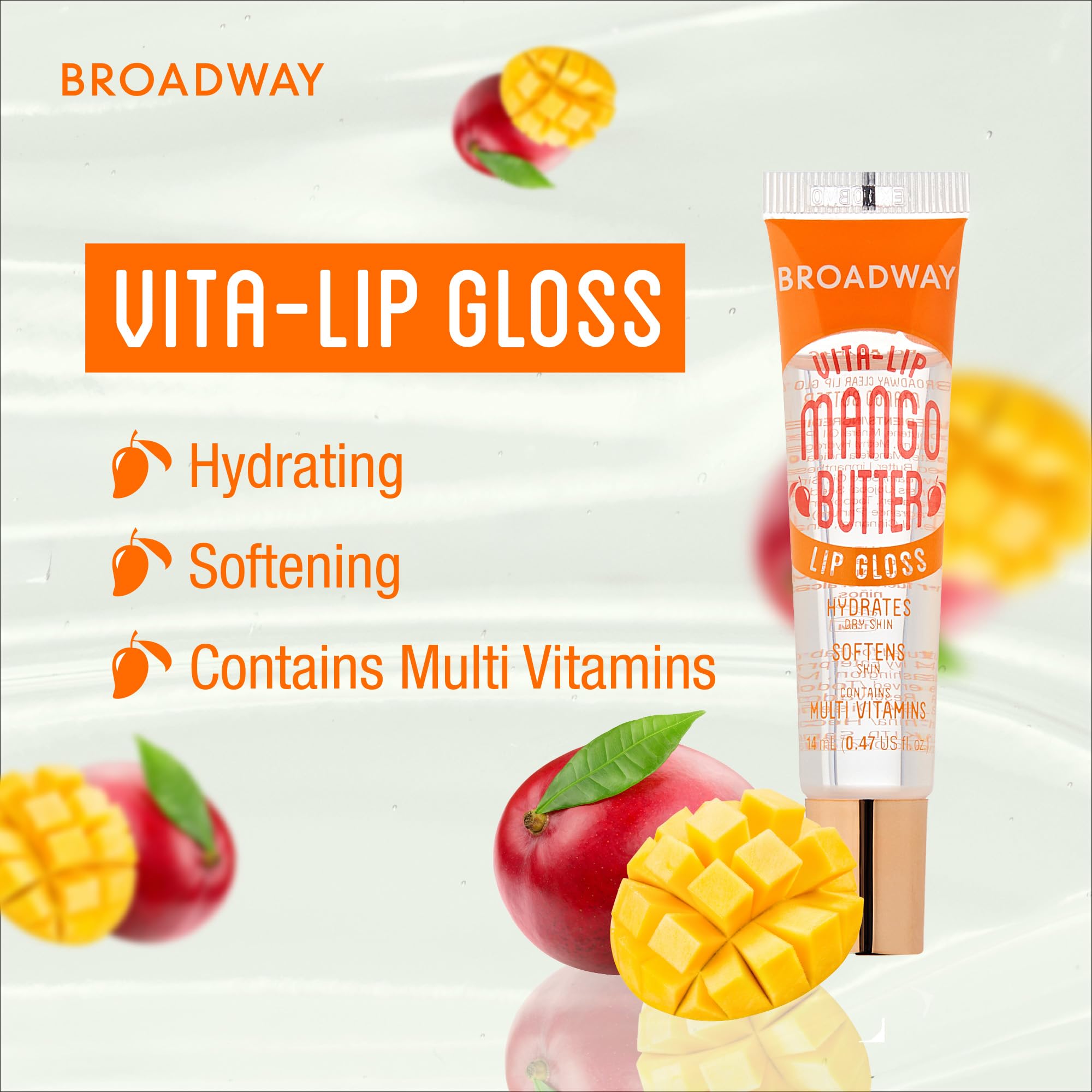 Ruby Kisses Broadway Vita-Lip gloss high-shine finish enhances lip radiance without heaviness