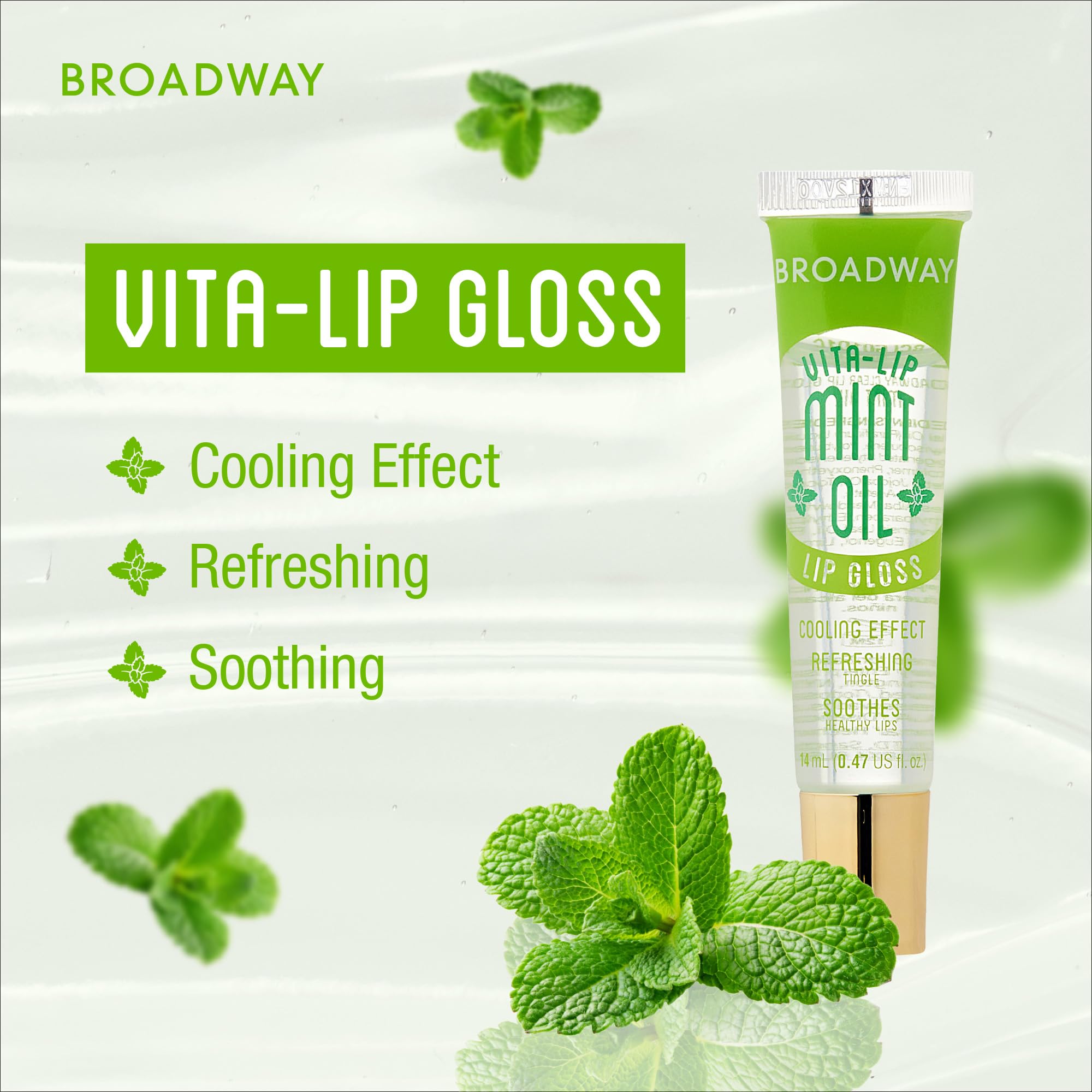 Ruby Kisses Broadway Vita-Lip gloss coconut offers tropical aroma with silky, non-sticky hydration