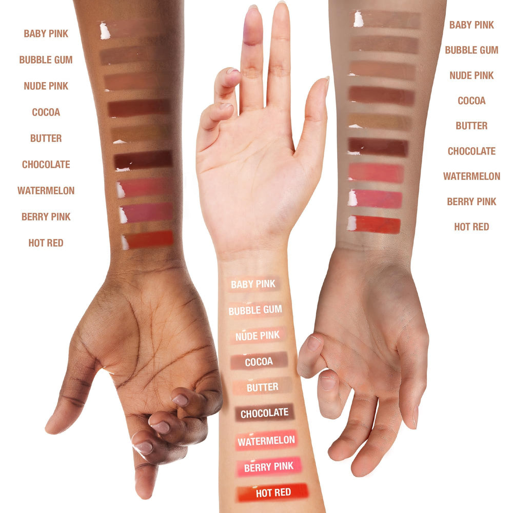 Ruby Kisses Broadway Vita-Lip, tonos rosados y castaños que realzan la belleza natural.