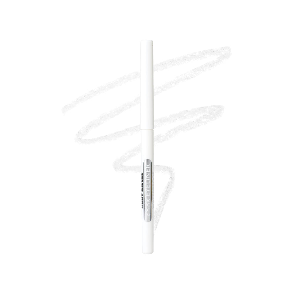 Ruby Kisses delineador de ojos retrátil en blanco, definición duradera para uso diario