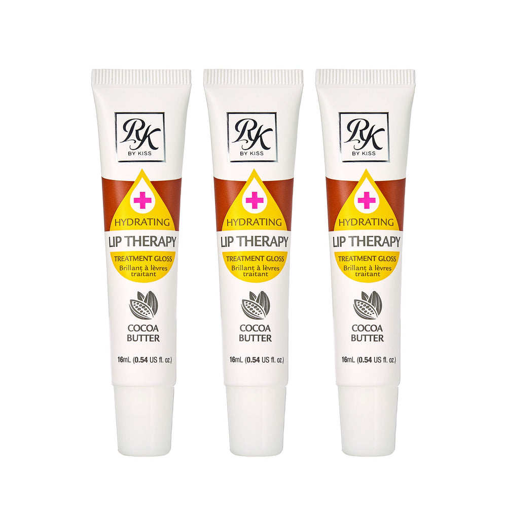 Ruby Kisses Hydrating Lip Therapy gloss cocoa butter, front view, deep moisture