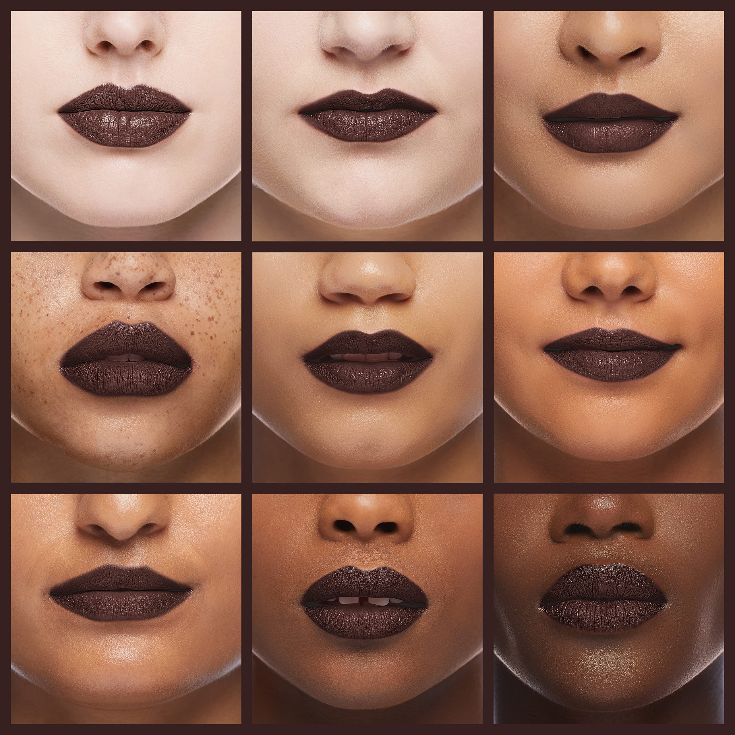 Ruby Kisses Ultra Matte Dark Plum Scene pocket-size lipstick for quick touch-ups.